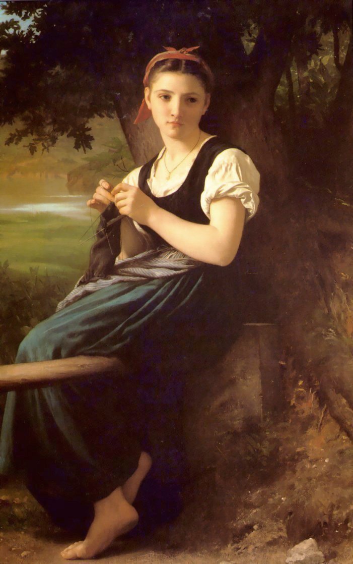 Strikepigen af William Adolphe Bouguereau
