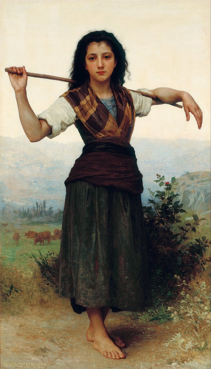 Den lille hyrdeinde af William Adolphe Bouguereau