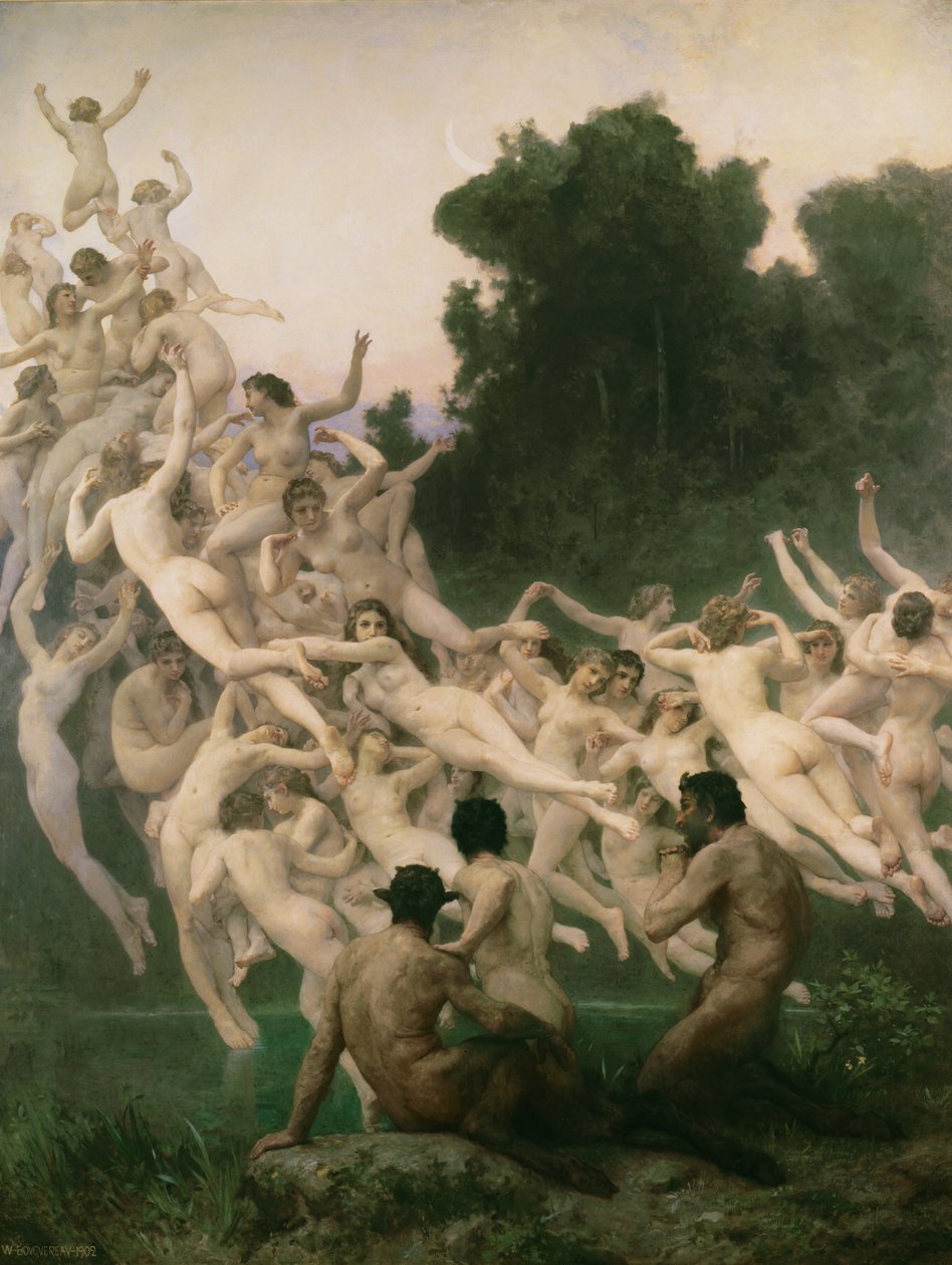 The Oreads af William Adolphe Bouguereau