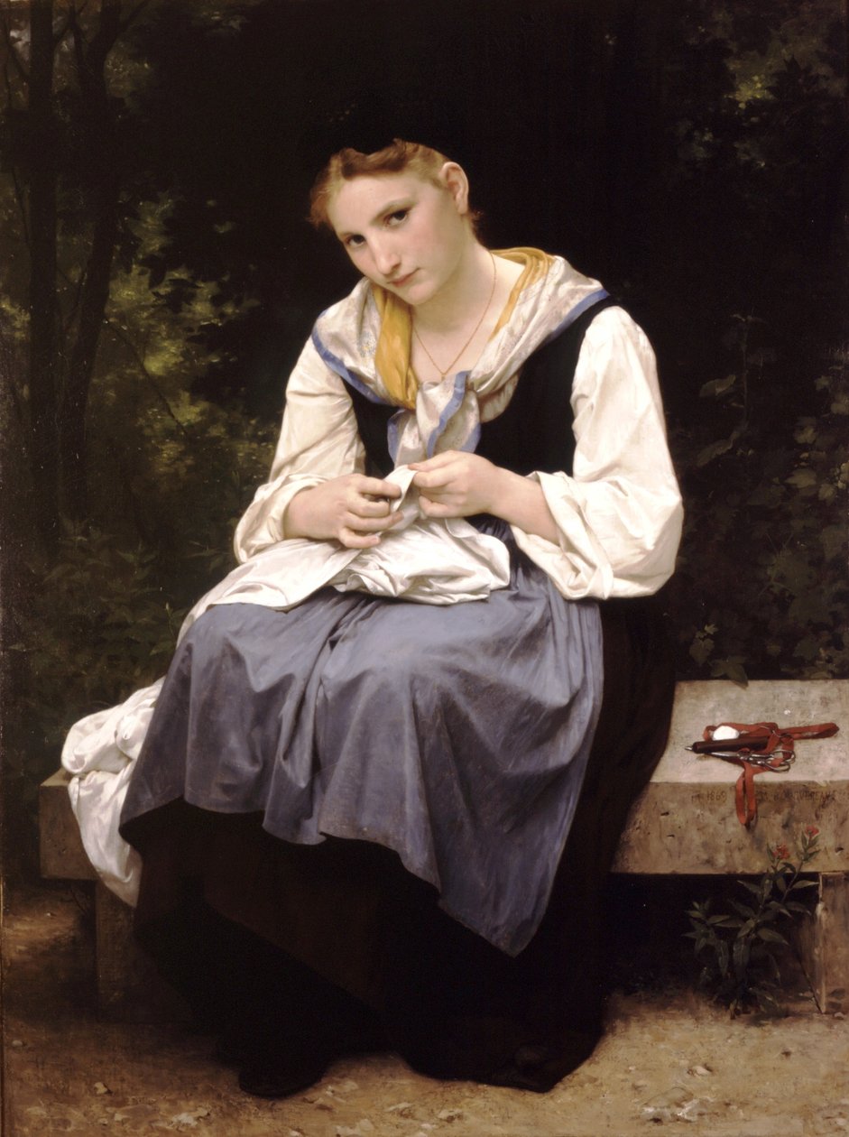 Ung arbejder af William Adolphe Bouguereau