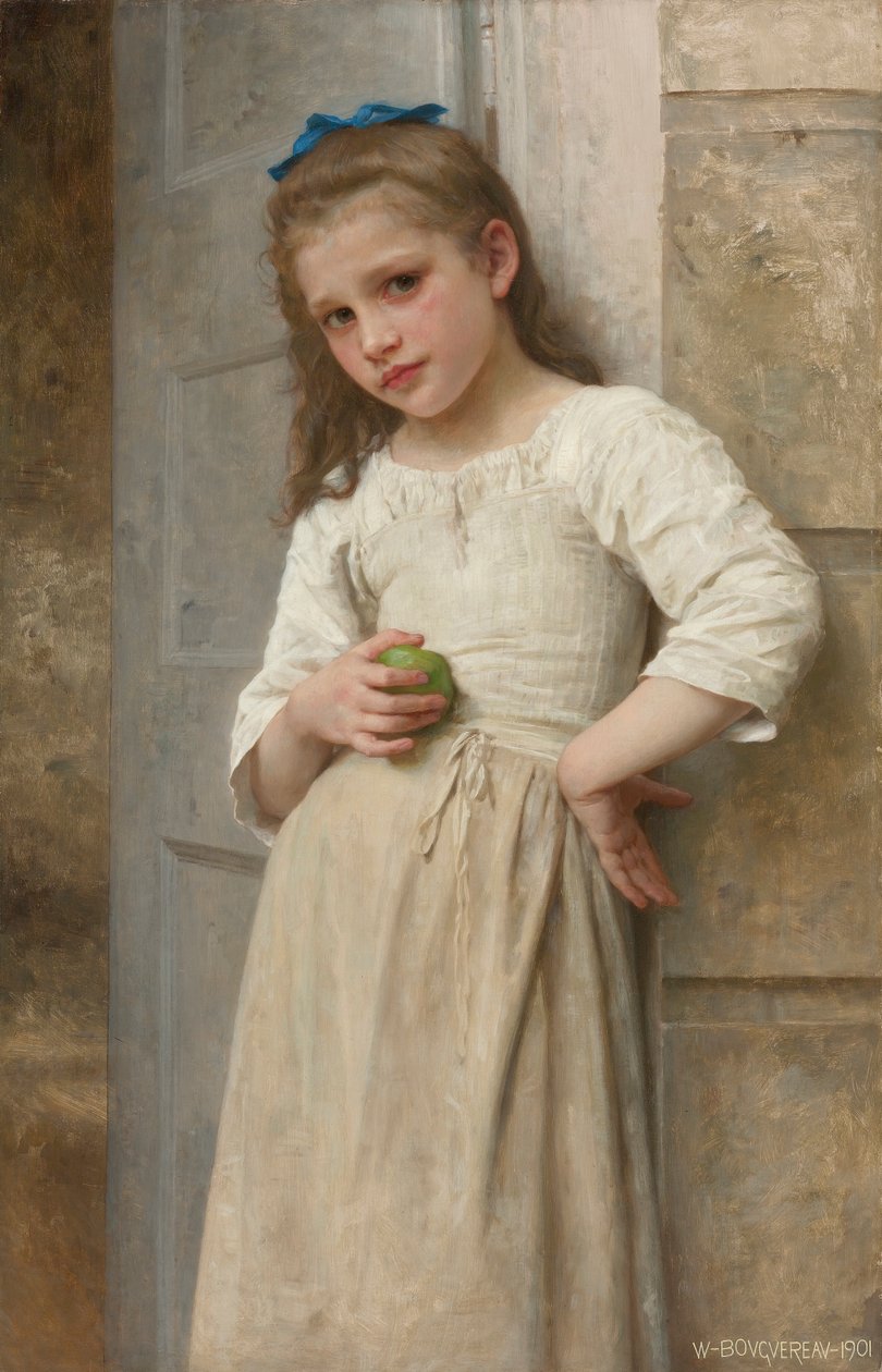Yvonne lige uden for døren af William Adolphe Bouguereau