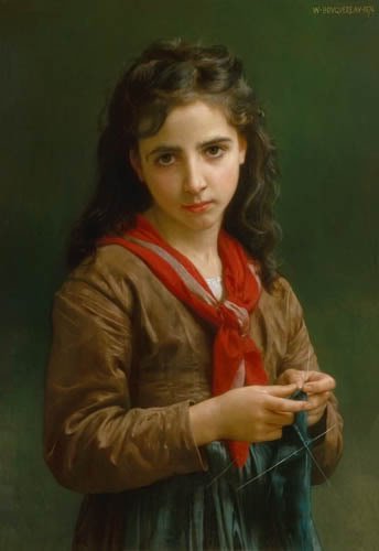 ung pige af William Adolphe Bouguereau