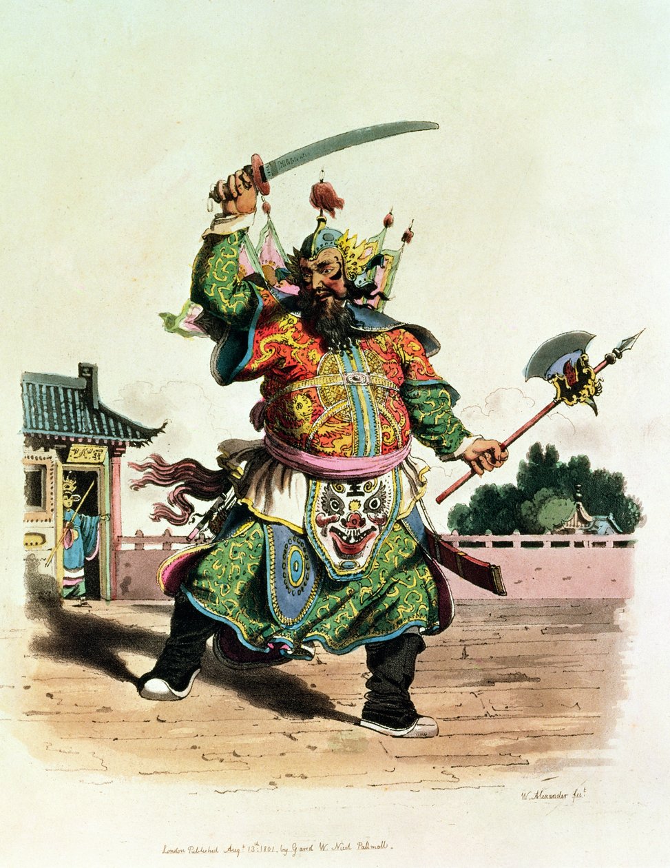 En kinesisk komiker, illustration fra 