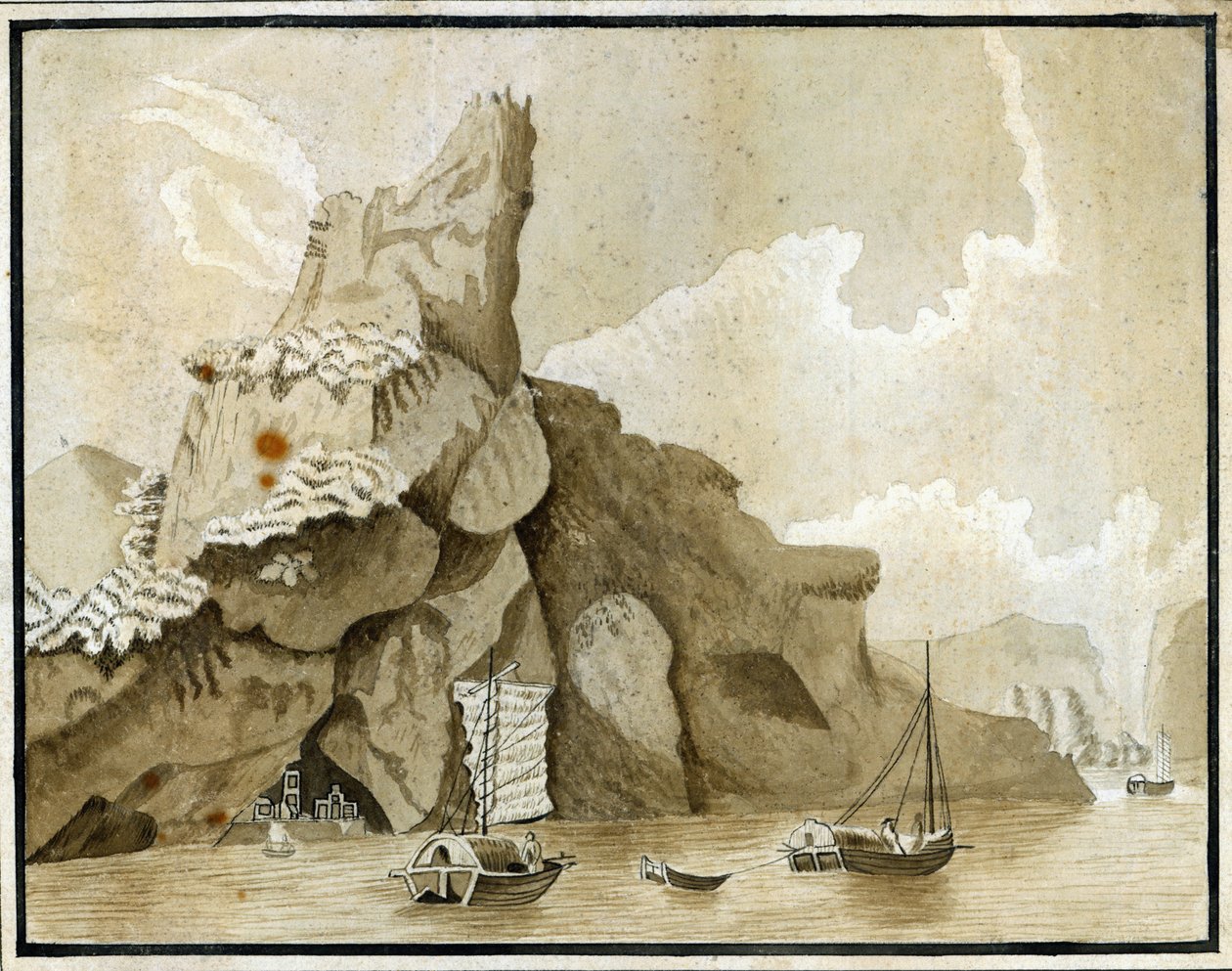 Rock of Quang-Yin af William Alexander