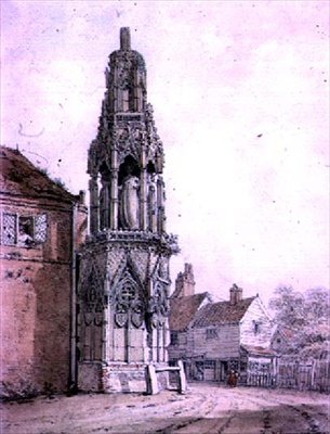 Waltham Cross, 1812 (wc på papir) af William Alexander
