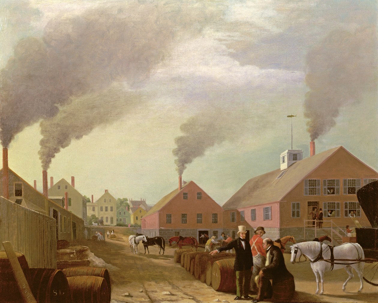 Leonard Oil Works af William Allen Wall