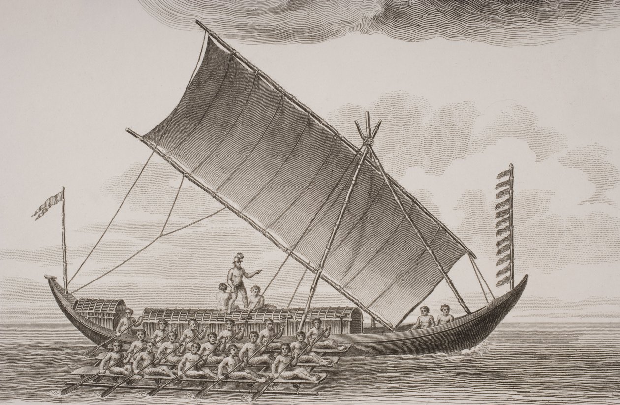 En karacore fra Borneo, graveret af Thomas Milton (1743-1827) 1820 af William Anderson