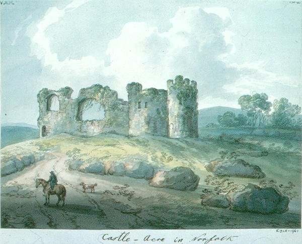 Castle Acre slot, Norfolk af William Anderson