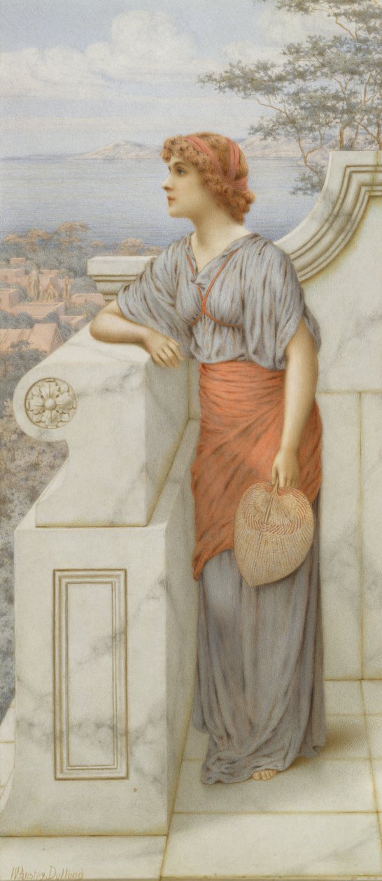 The Offering olie på lærred af William Anstey Dolland