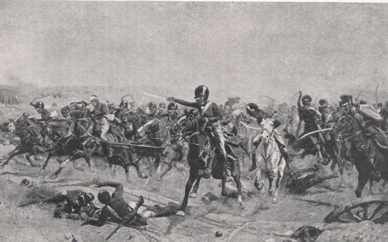 Norman Ramsay ved Fuentes de Onoro, 5. maj 1811, illustration fra 
