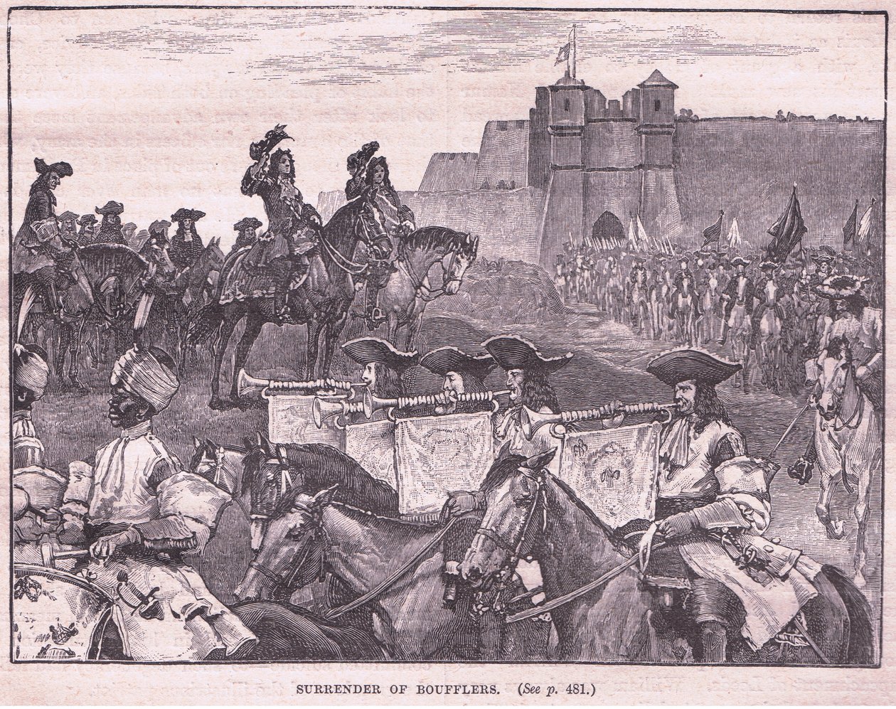 Overgivelse af Boufflere 1695 e.Kr af William Barnes Wollen