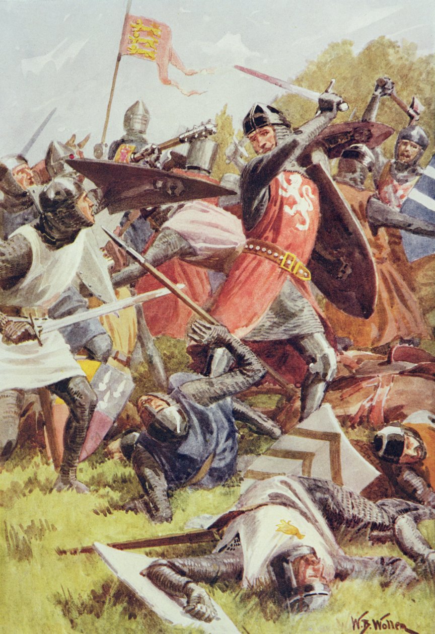 Slaget ved Evesham den 4. august 1265, fra 