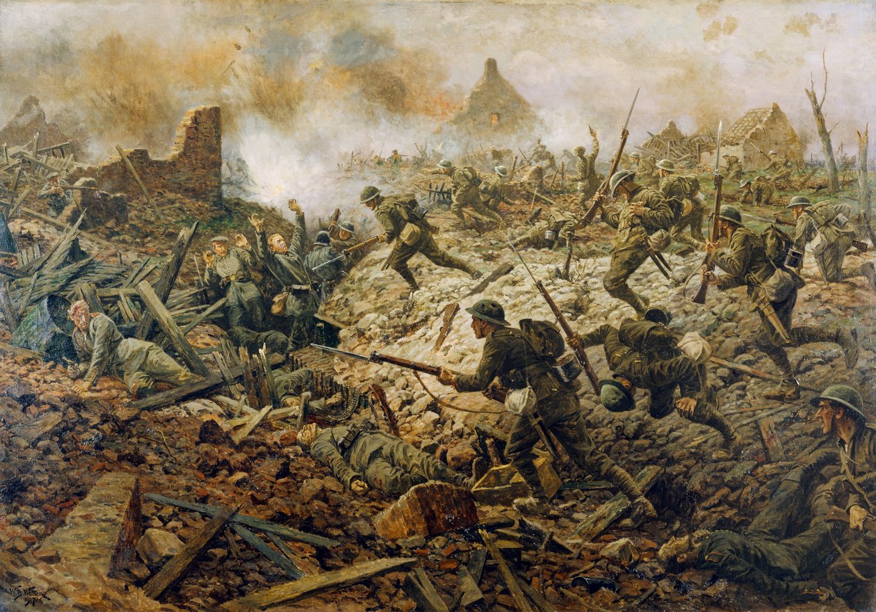 Territorialerne i Pozieres den 23. juli 1916, 1917 af William Barnes Wollen