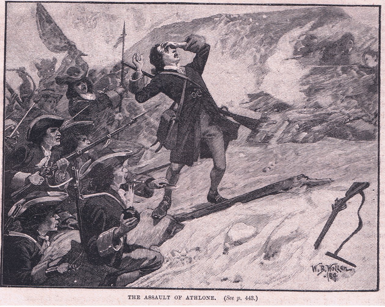 Angrebet på Athlone AD 1691 af William Barnes Wollen