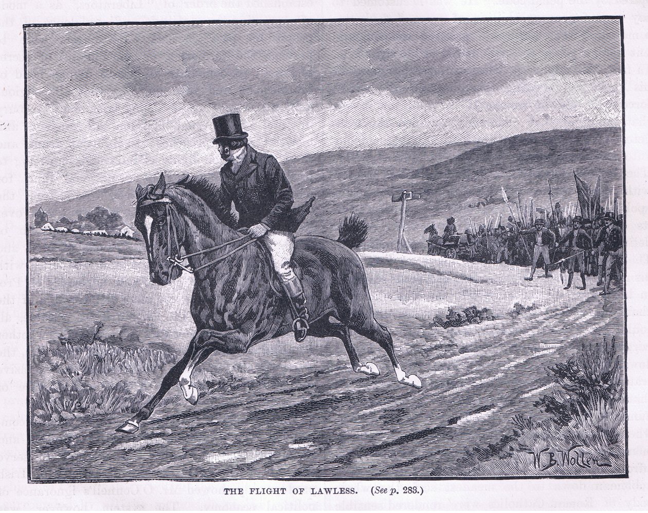 Flugten fra Lawless af William Barnes Wollen