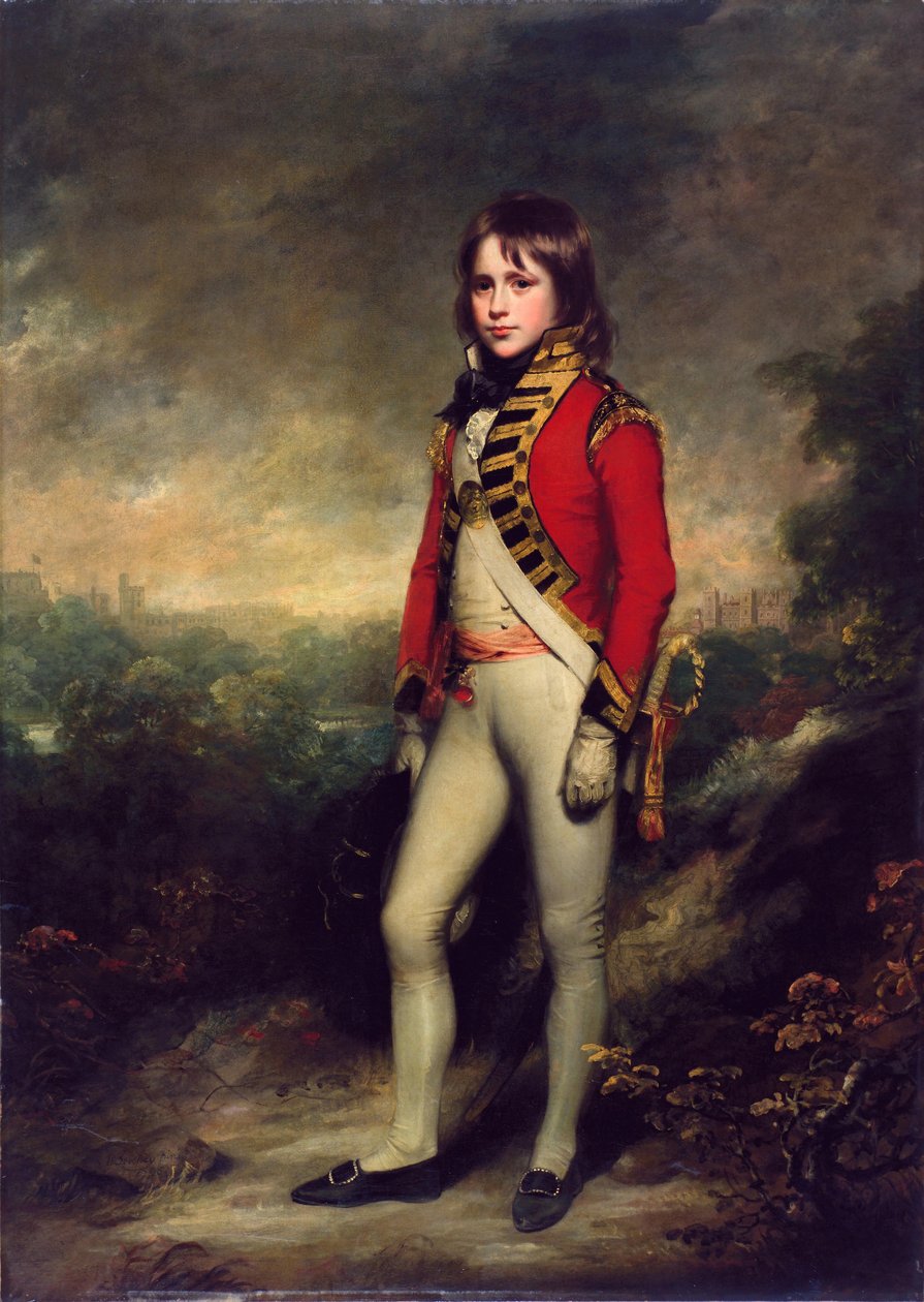 Mester James Hatch som Marshalls ledsager ved Montem Eton af William Beechey