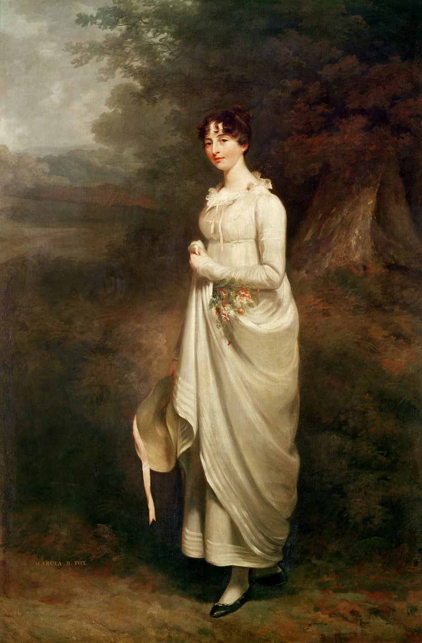 Portræt af Marcia. B. Ræv af William Beechey