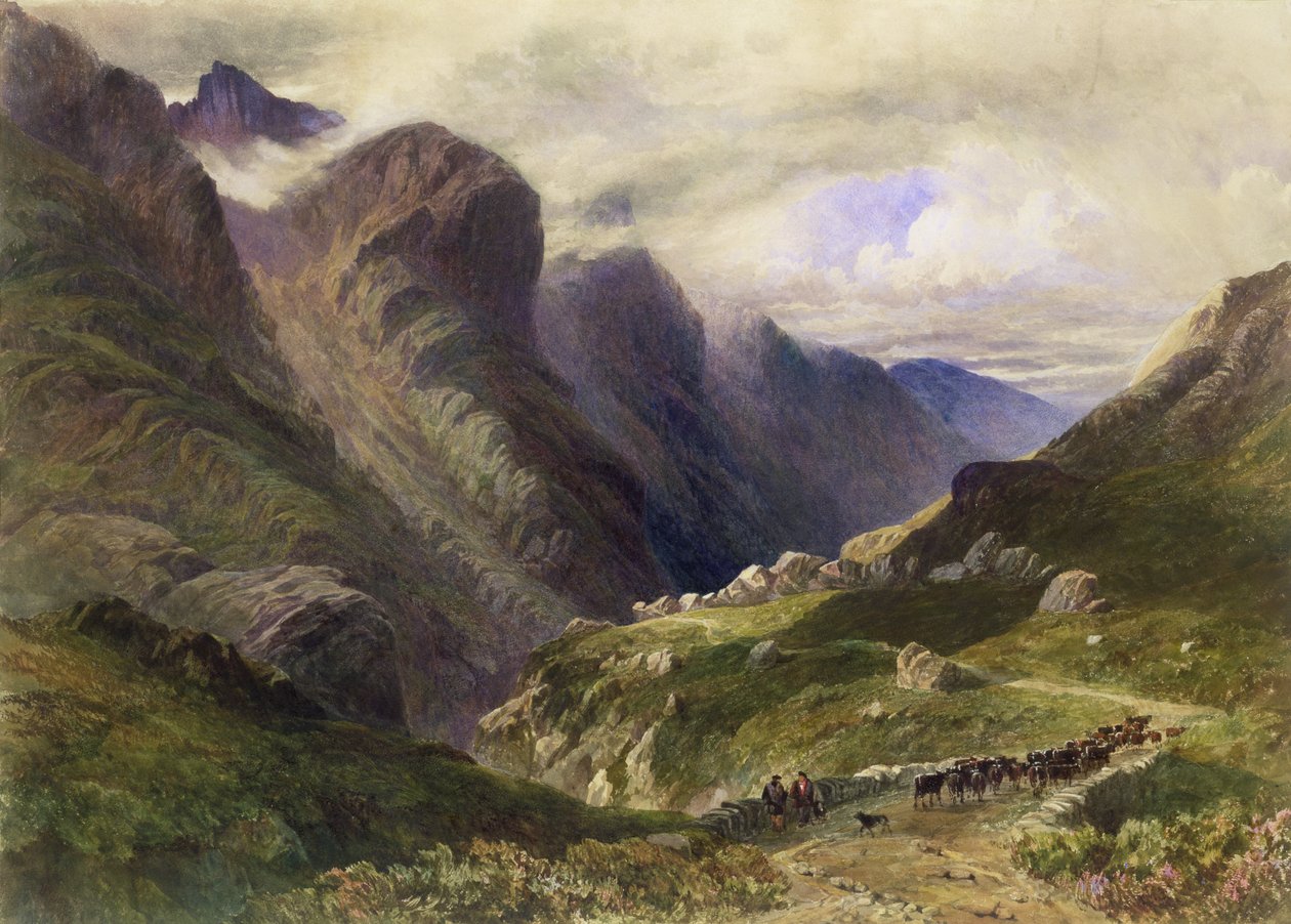 Passet ved Glencoe, 1852 af William James Bennett