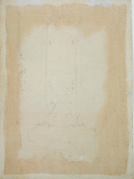 Højde og plan af et monument, 1819-20 af William Blake