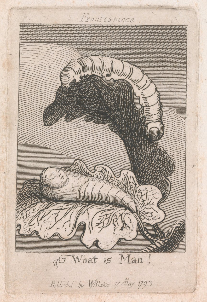 For børn. Paradisets porte, Plade 1, Frontispice, af William Blake