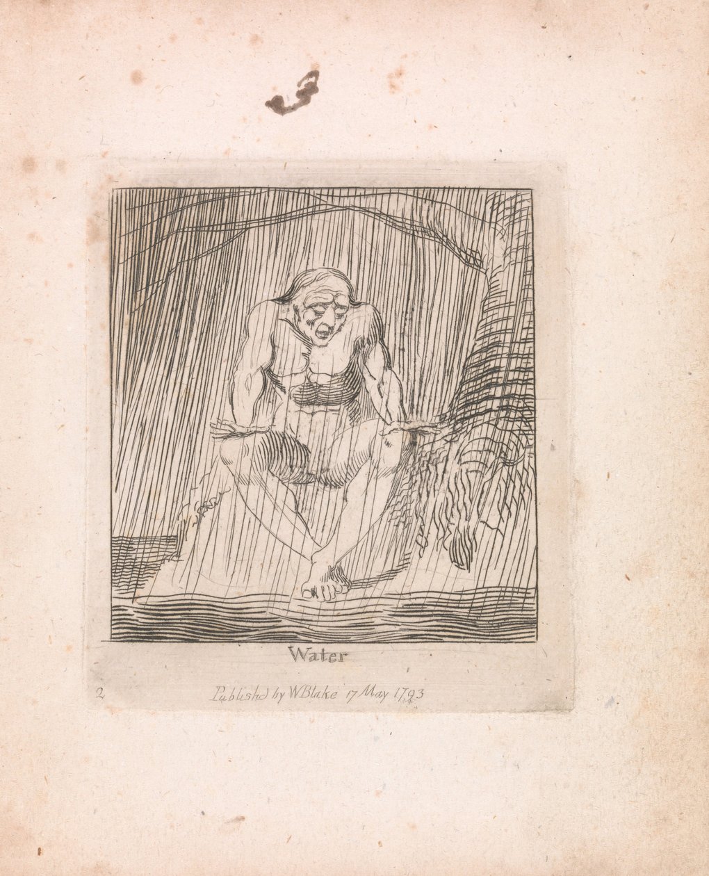 For børn. Paradisets porte, plade 4, af William Blake
