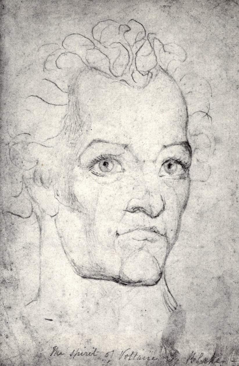 Leder af Voltaire af William Blake