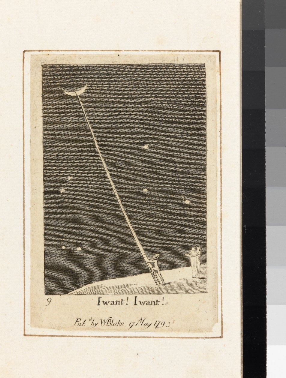 Jeg vil have! I Want!, fra For the Sexes: The Gates of Paradise, 1793 (streggravering) af William Blake