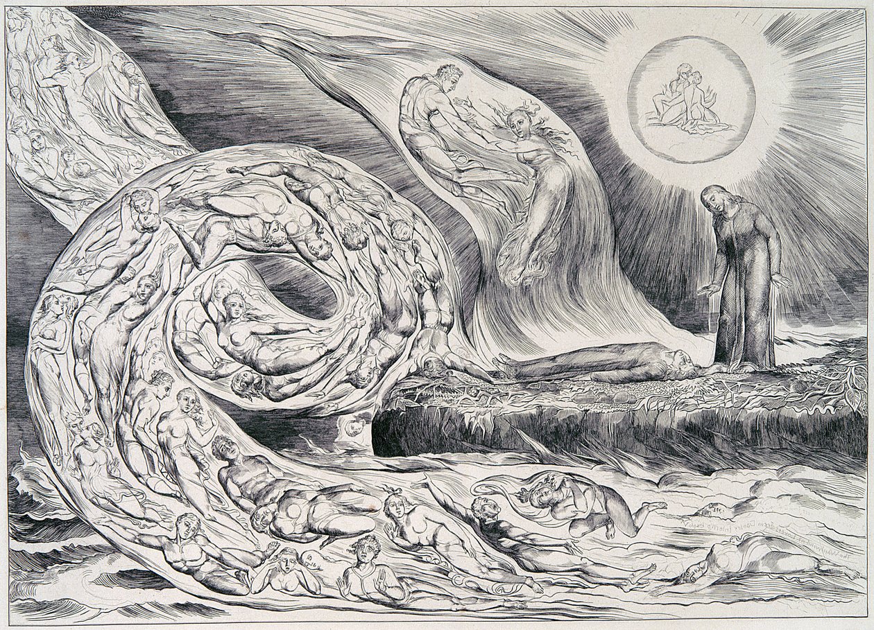 Illustrationer af Dante af William Blake