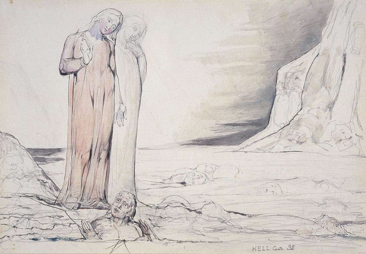 Illustrationer til Dantes Divine af William Blake