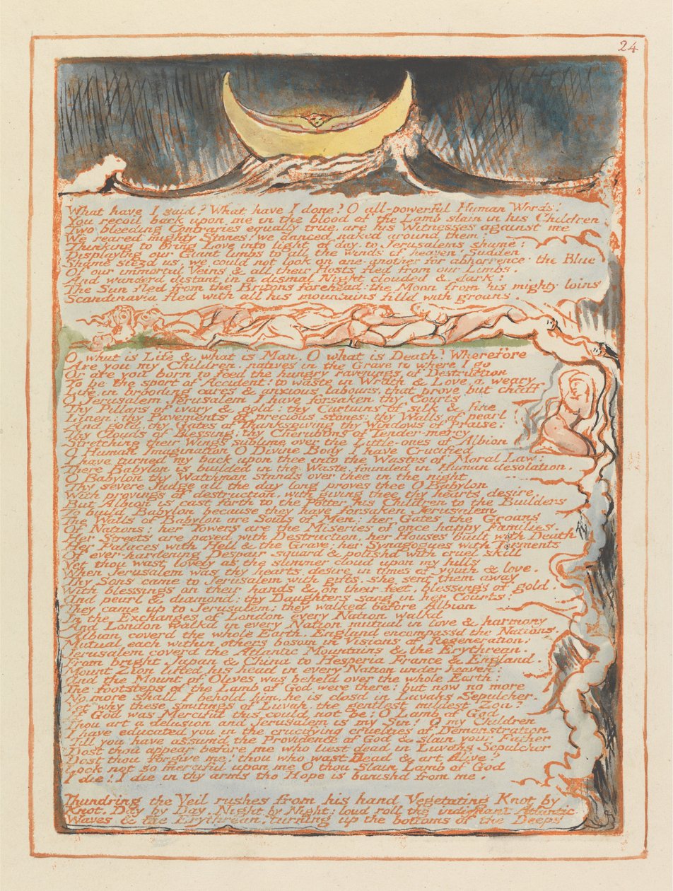 Jerusalem, plade 24, af William Blake