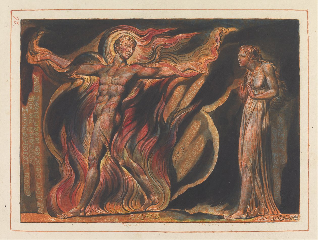 Jerusalem, plade 26, sådanne visioner har .... af William Blake