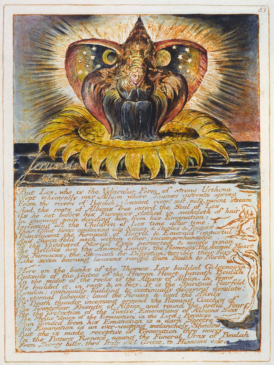 Jerusalem Emanation of the Giant Albion af William Blake