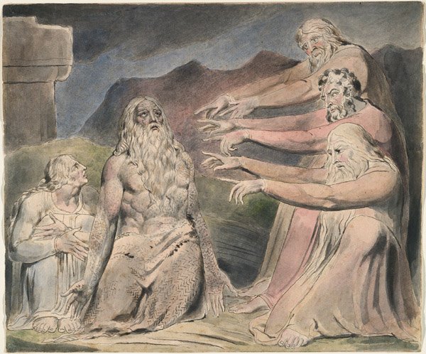 Jobs onde drømme af William Blake