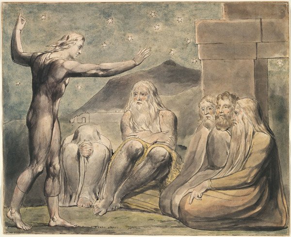 Jobs onde drømme af William Blake