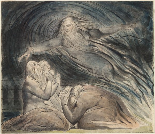 Jobs onde drømme af William Blake