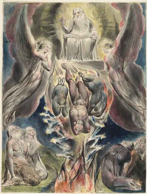 Jobs onde drømme af William Blake