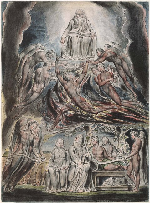 Jobs onde drømme af William Blake