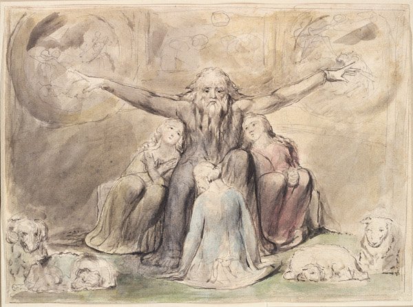 Jobs onde drømme af William Blake