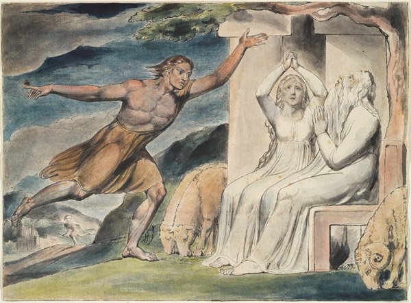 Jobs onde drømme af William Blake