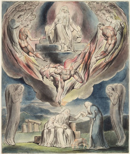 Jobs onde drømme af William Blake
