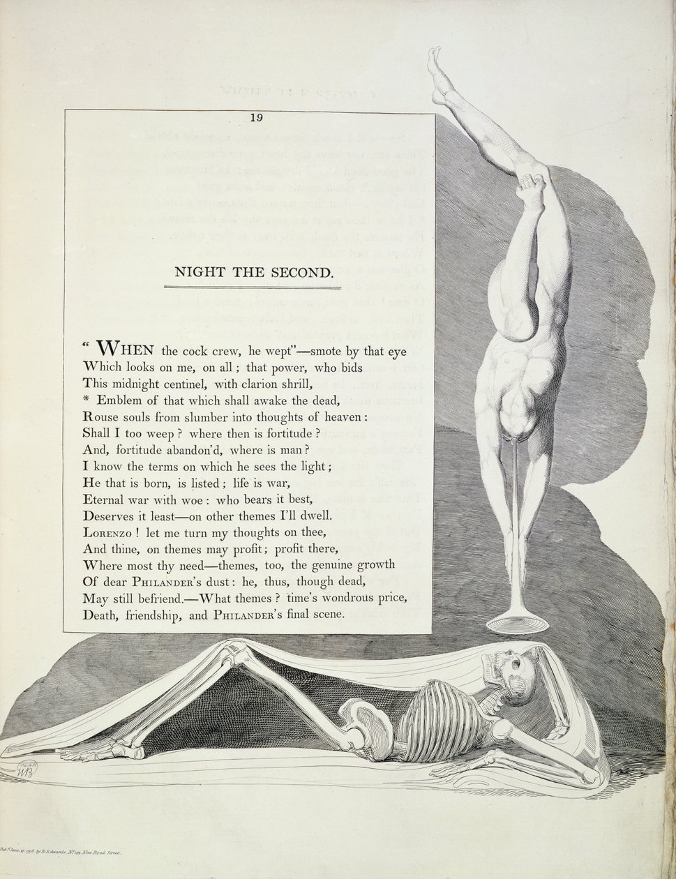 Night Thoughts, af Thomas Young (Plade 5: Night the second), 1797 O1: Night Thoughts, af Thomas Young, 1797, (plade 5) af William Blake