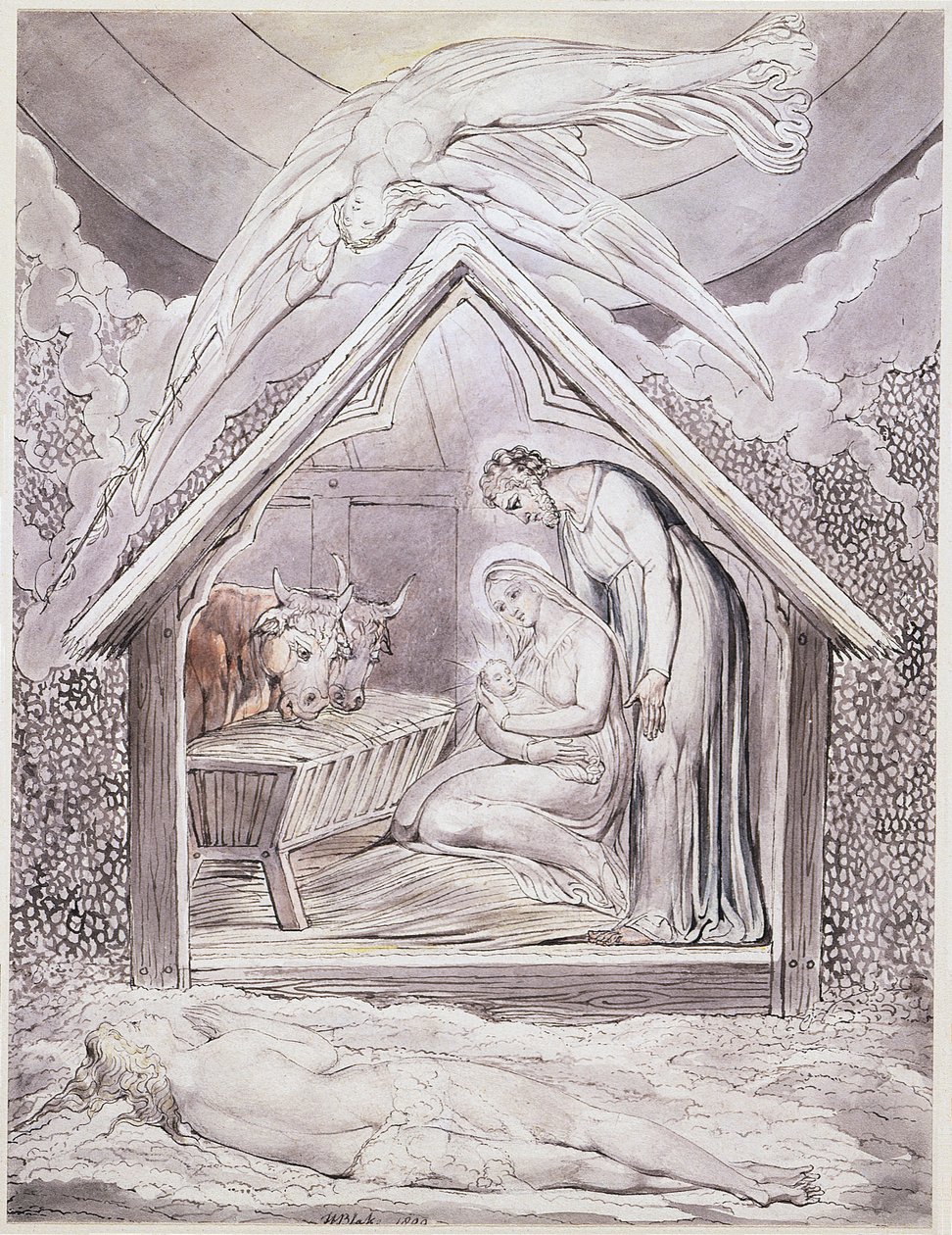 Om morgenen Thomas af William Blake