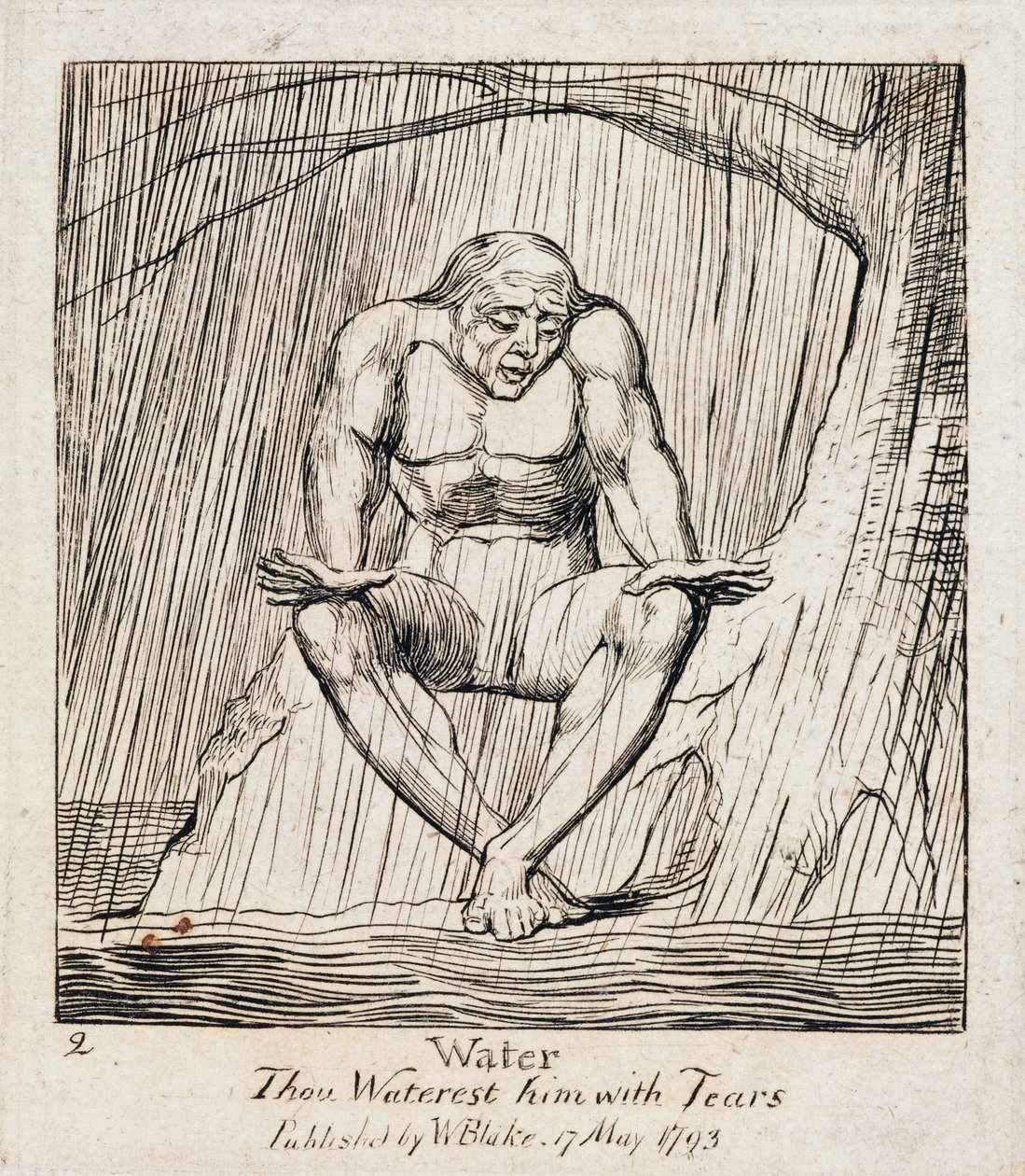 S.438-1985 Vand, du vander ham med tårer, plade 2 af 