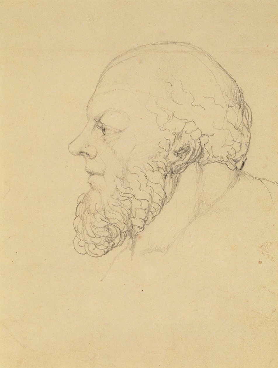 Sokrates, ca. 1820 (grafit) af William Blake