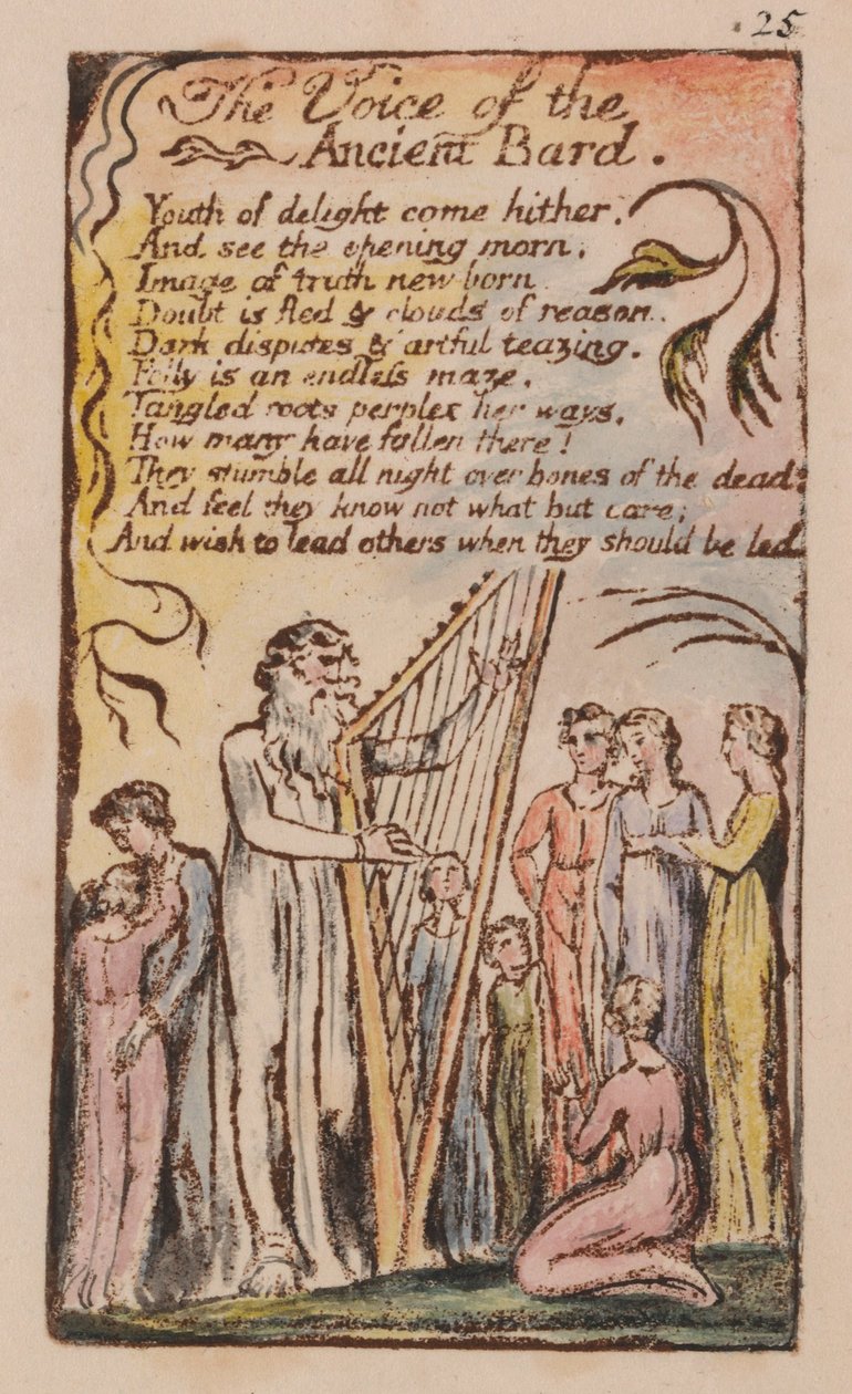 Sange om uskyld og erfaring, plade 25, af William Blake
