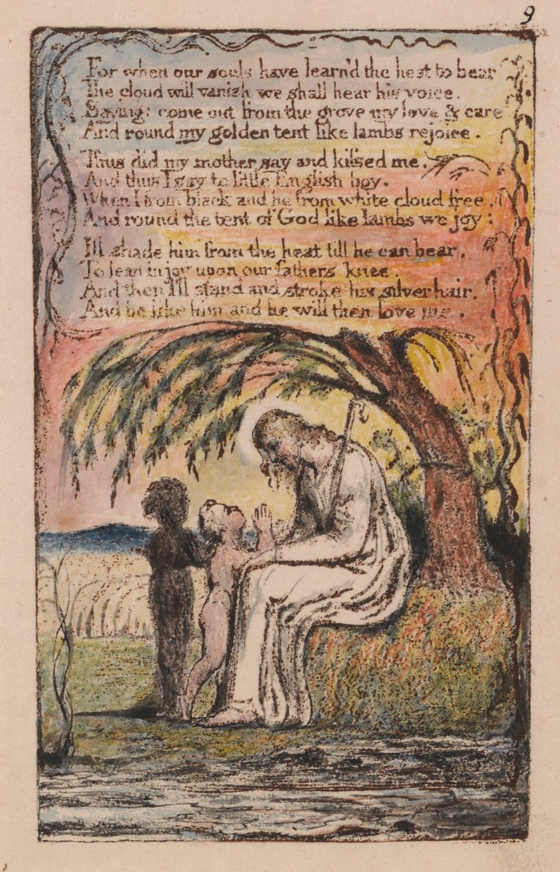 Sange om uskyld og erfaring, plade 9, af William Blake