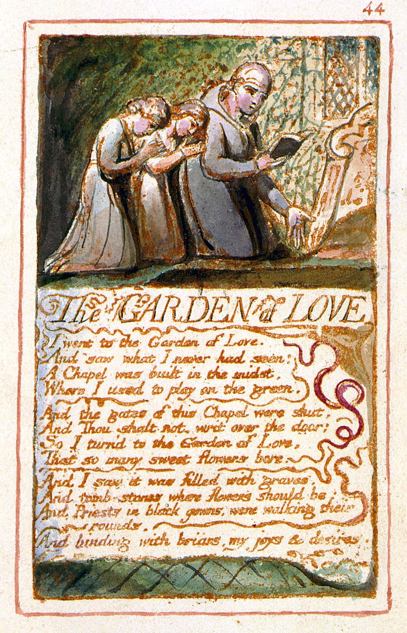 Sange om uskyld og erfaring kopier Z objekt 44 KÆRLIGHEDEN af William Blake