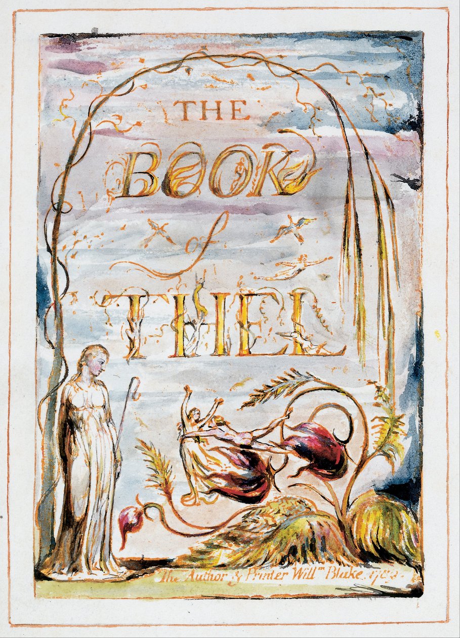 The Book of Thel (frontispice) af William Blake