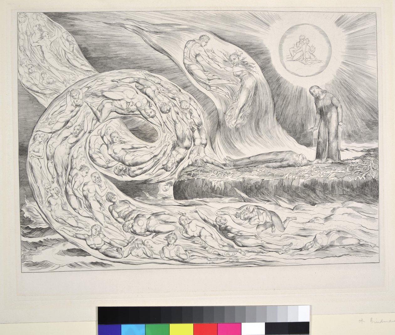 The Circle of the Lustful: Paolo og Francesca, Inferno, Canto V, illustration til 