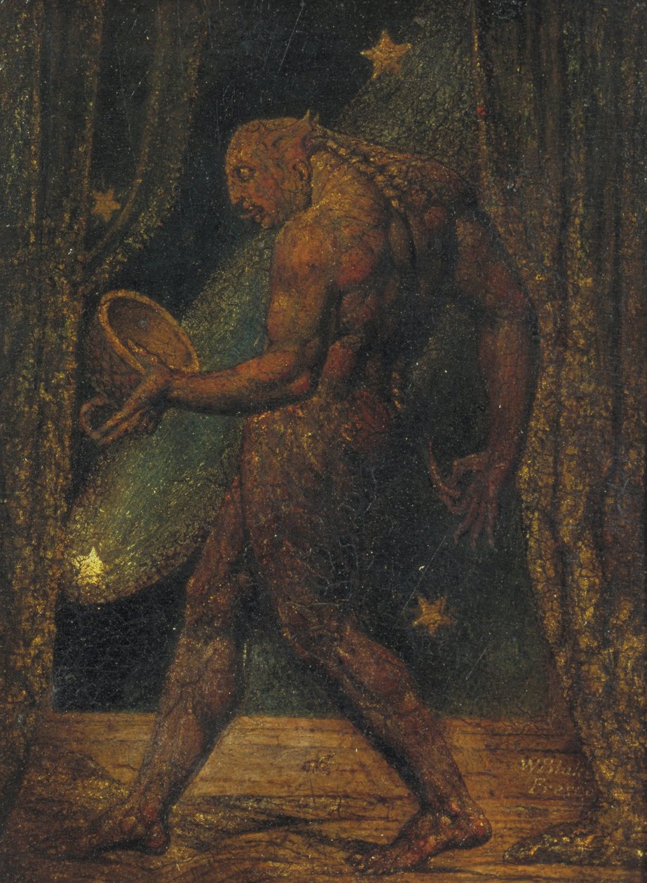 Spøgelsen af en loppe af William Blake